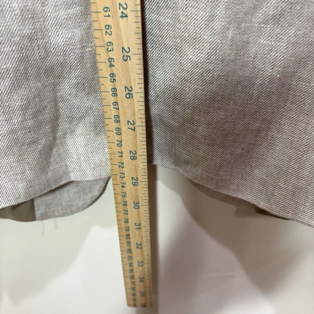 Zara Light Gray Linen-Blend Sport Coat with Subtle Texture